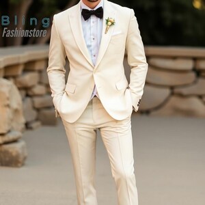 Linen Wedding Suit - Men Linen Suit - Groom Wedding Suit - Party Wear Suit - Suit For Groom - Men Wedding Suit - Men Wedding Clothing