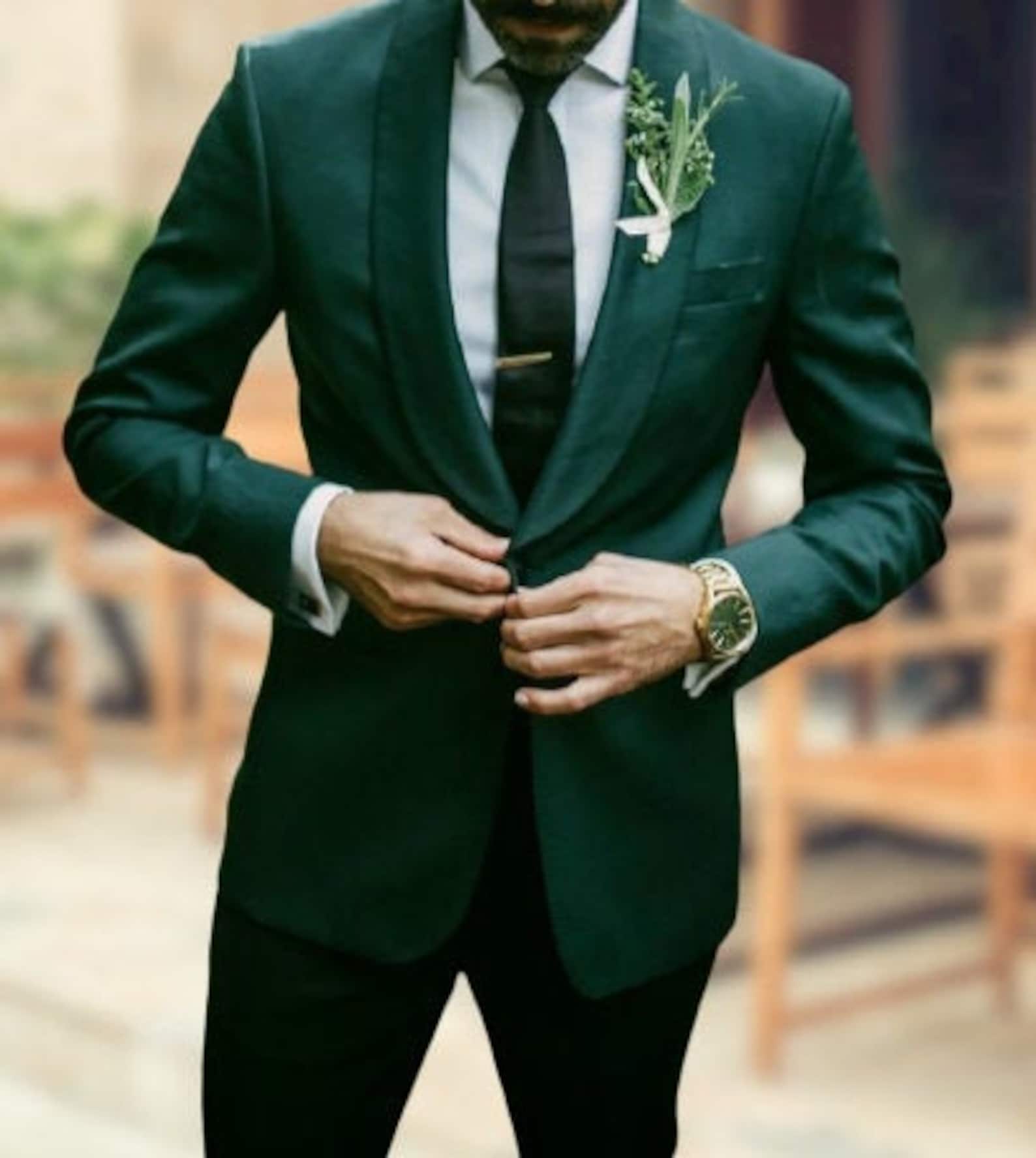 COSTUME VERT HOMMES Smoking Vert Homme Costume de mariage | Etsy