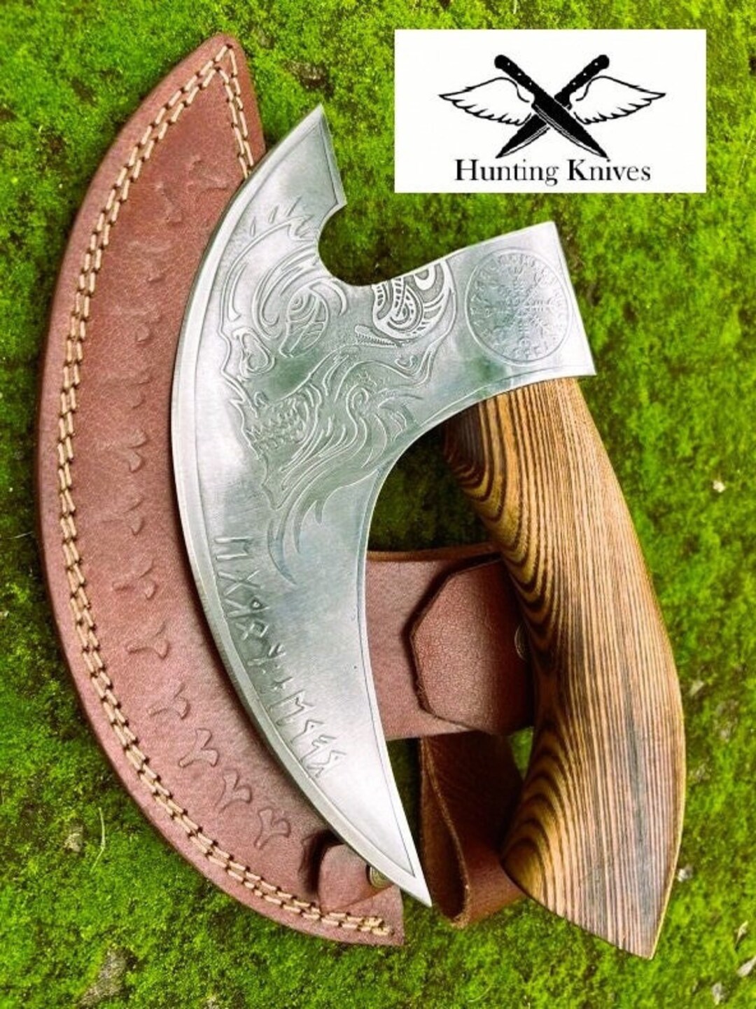 Viking Pizza Cutter Axe Viking Pizza Axe Custom Hand Etsy