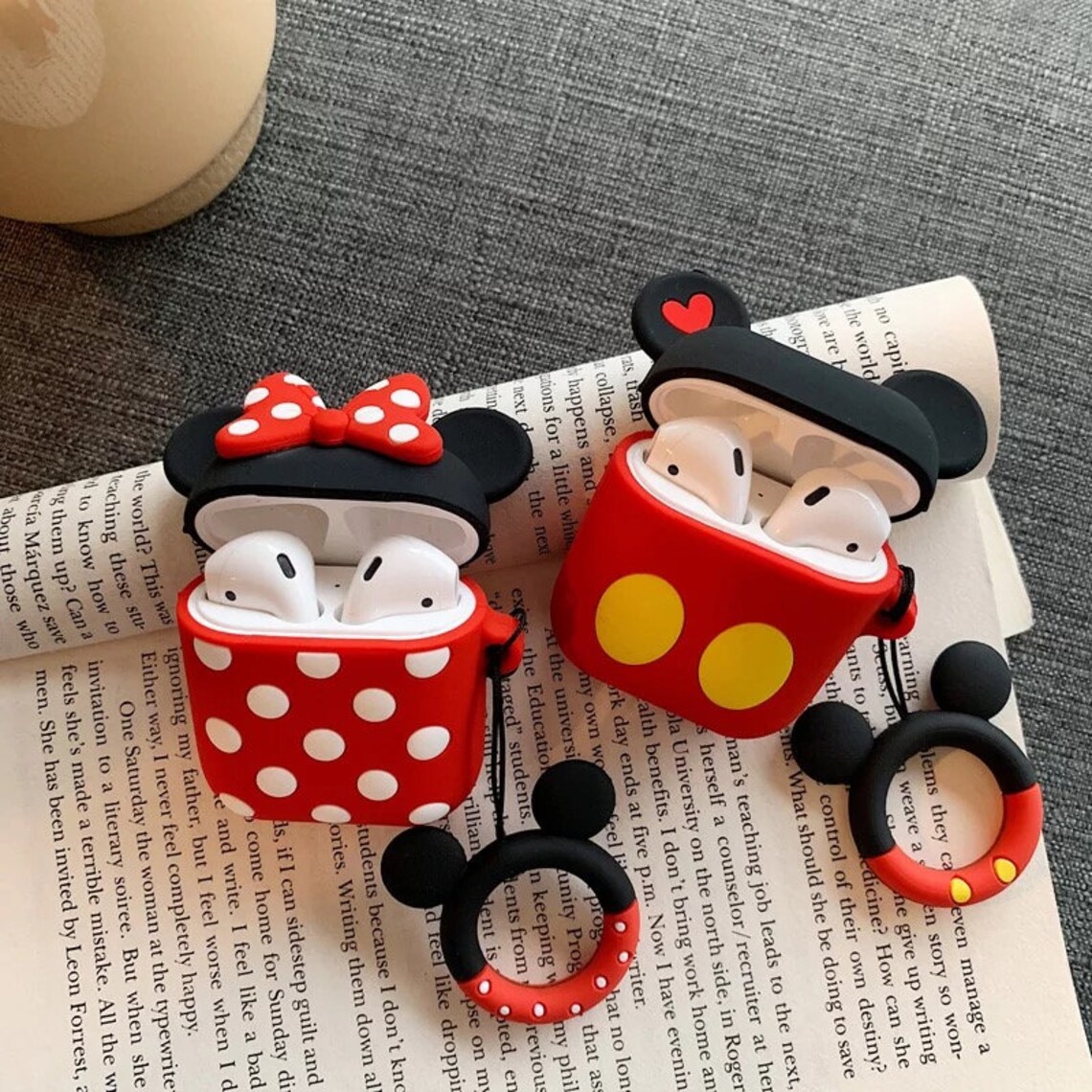 Mickey and Minnie Airpod Case Disney Silicon Airpod Case Etsy