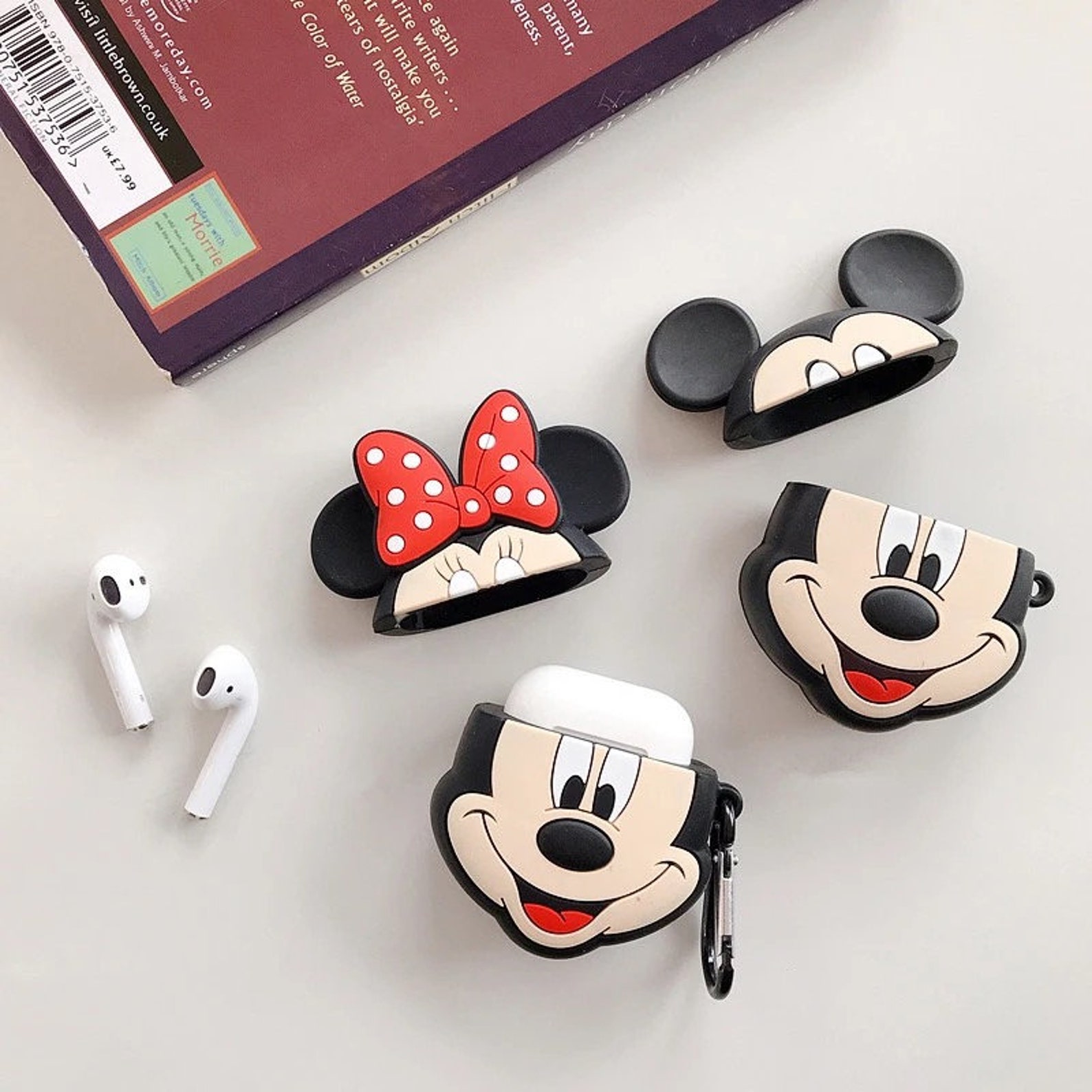 Mickey/Minnie Face AirPod Case Disney Silicon AirPod Case Etsy