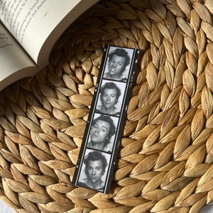 HS Bookmark | Celeb, Icon Lover Instant Photo Booth Bookmark | Book Lover Gift