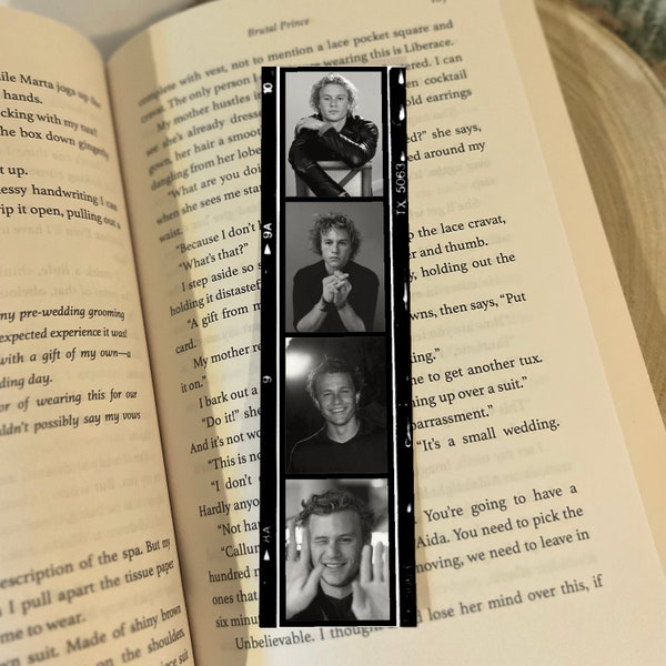 HL Bookmark | Celeb, Icon Lover Instant Photo Booth Bookmark | Book Lover Gift