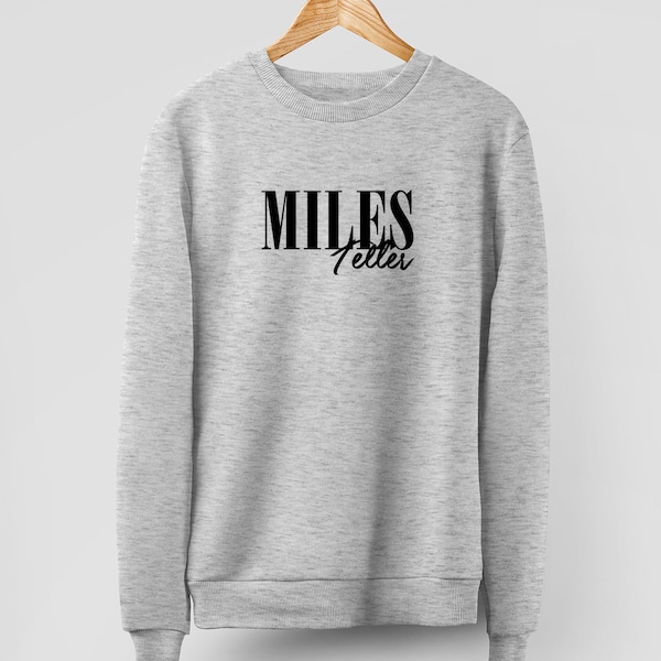 Miles TELLER Crewneck Sweatshirt or T-Shirt | Top Gun Maverick, Miles Teller, Divergent Sweatshirt, T-Shirt