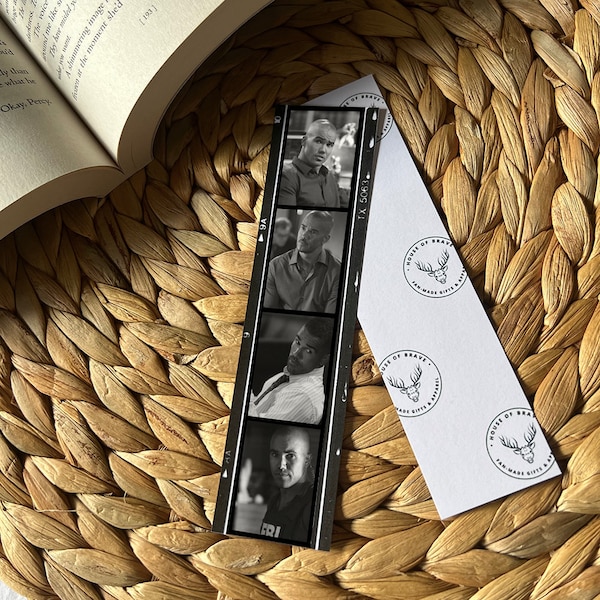 DM Bookmark | Celeb, Icon Lover Instant Photo Booth Bookmark, Criminal Minds Bookmark | Book Lover Gift