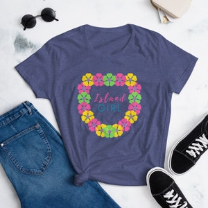 Island Girl Lei Women's short sleeve t-shirt