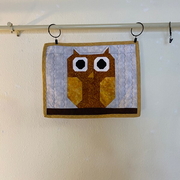 Édredon mural hibou