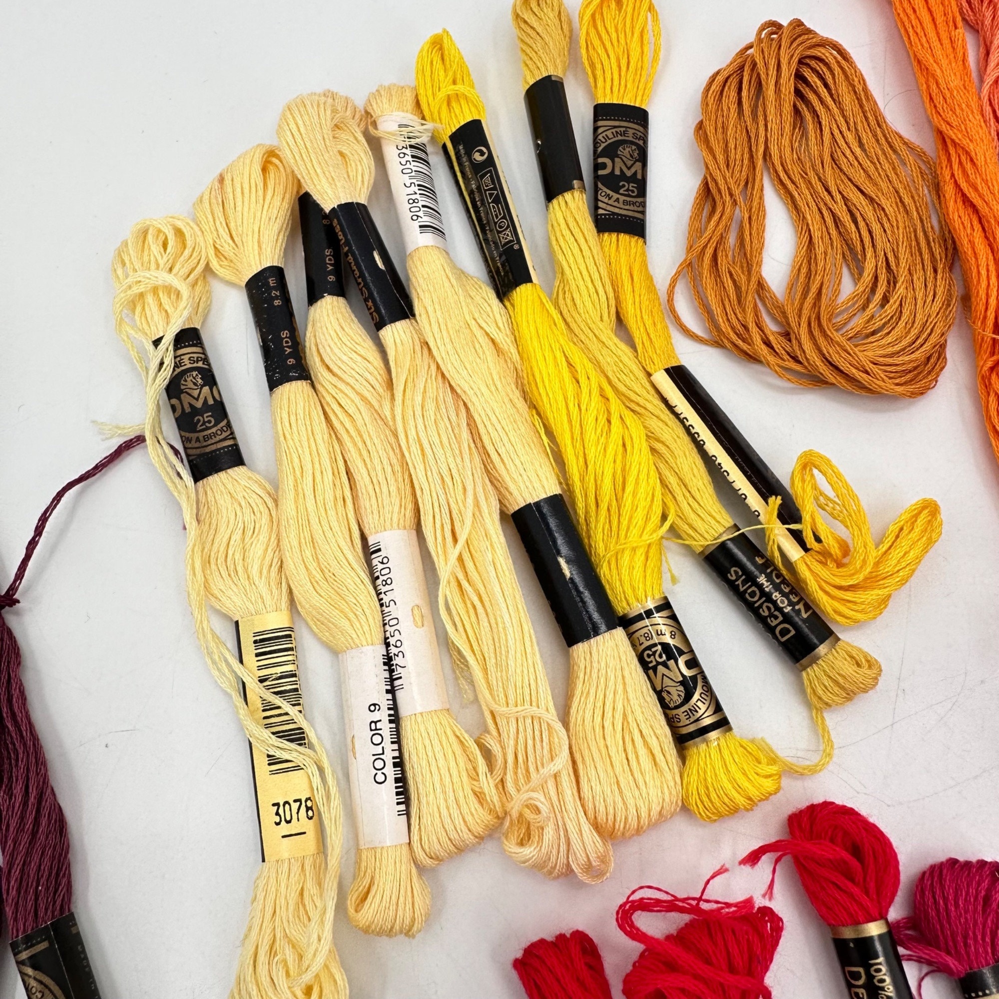 DMC Floss J&P Coats Embroidery Needlepoint Cross Stitch Thread Skeins