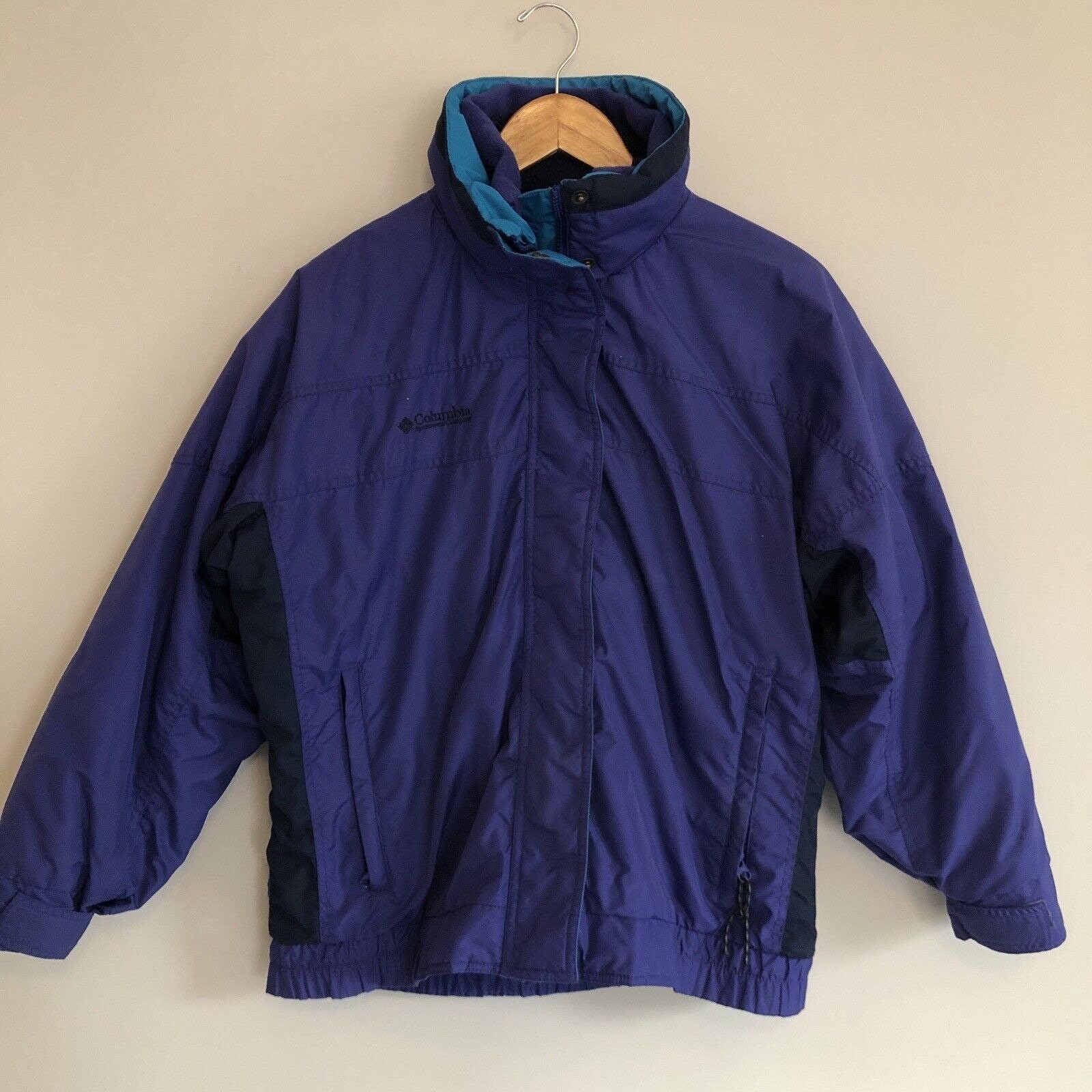 Columbia Bugaboo Womens SKI Jacket Small Zip Out Fleece 3in1 