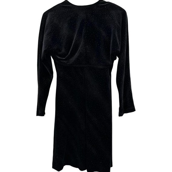 molly malloy evening dresses Molly Malloy Evening Black Sparkly Velour Bolero & Mini Dress Set Womens  Size 8