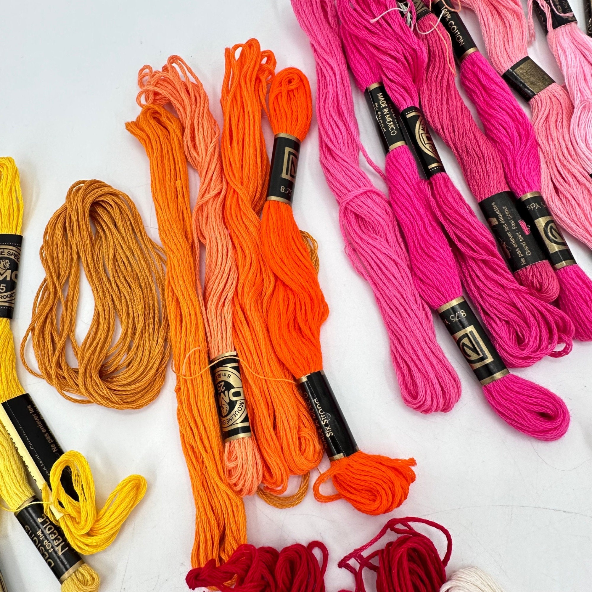 DMC Floss J&P Coats Embroidery Needlepoint Cross Stitch Thread Skeins