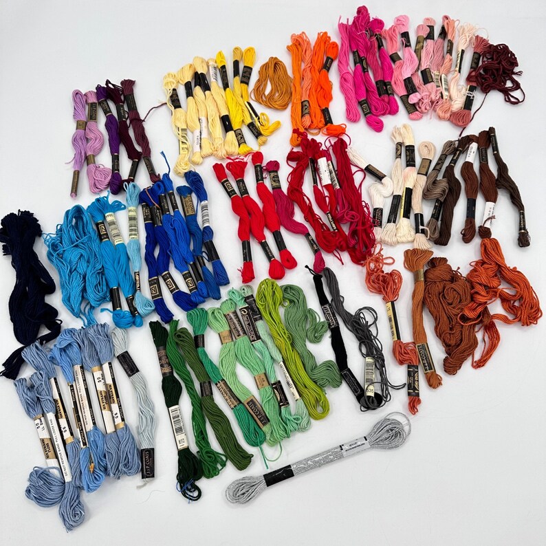 DMC Floss J&P Coats Embroidery Needlepoint Cross Stitch Thread Skeins