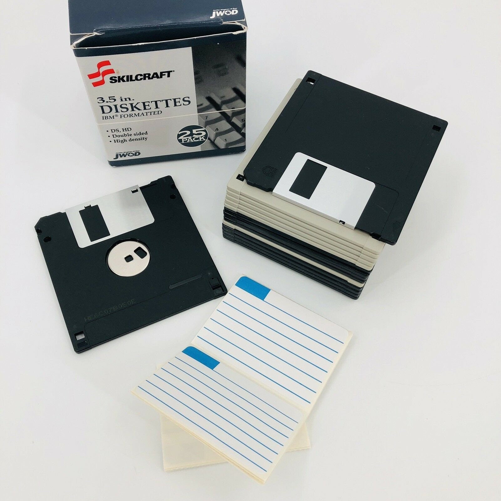 10 Pack Skilcraft 3.5 in Diskettes IBM Formatted 