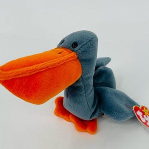 RARE Scoop the Pelican Beanie Baby July 1, 1996 Oakbrook No Style # Vintage EUC