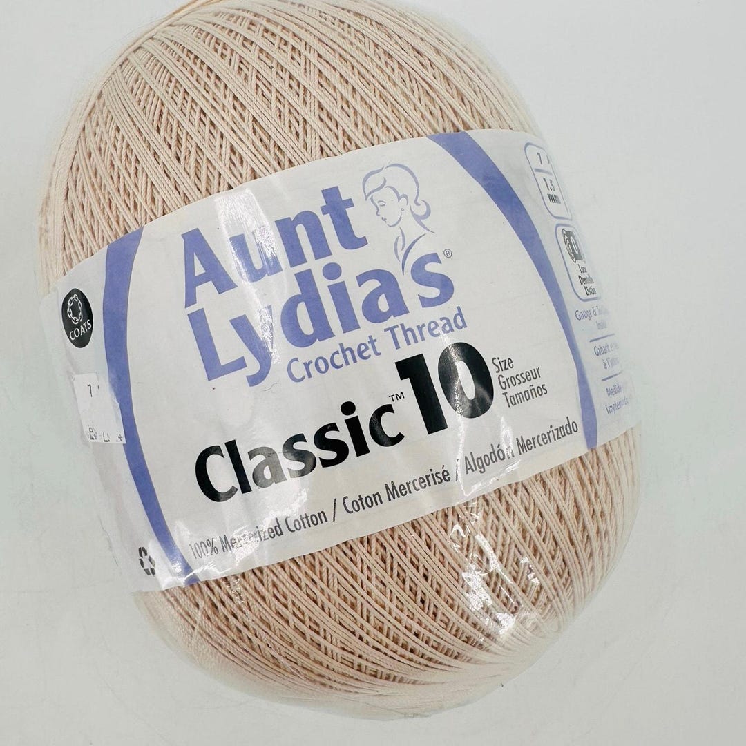 Coats Crochet Aunt Lydia's Classic Crochet Thread Size 10 Jumbo 0226 ...