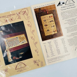 Hemgjord Elegance PURELY SAMPLERS Korsstygnsdiagram Höstmotiv / Kindly Soul