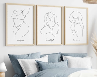 Body Positivity Art, Piękne ciała Druk, Różnorodność Sztuka, Kobiety Empowerment Plakat, Feminist Art, Pobieranie Cyfrowe
