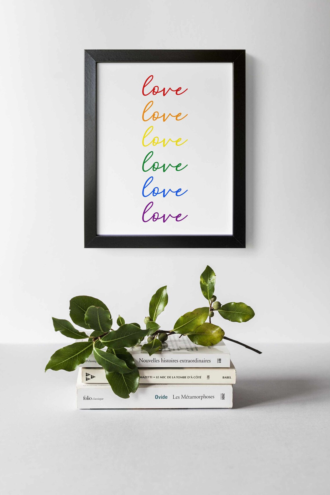 Love Pride Printable Pride Poster LGBTQ Art Home Decor - Etsy