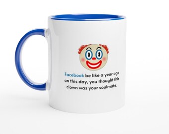 Taza de café divertida sobre el divorcio: un regalo inspirador para superar una ruptura.