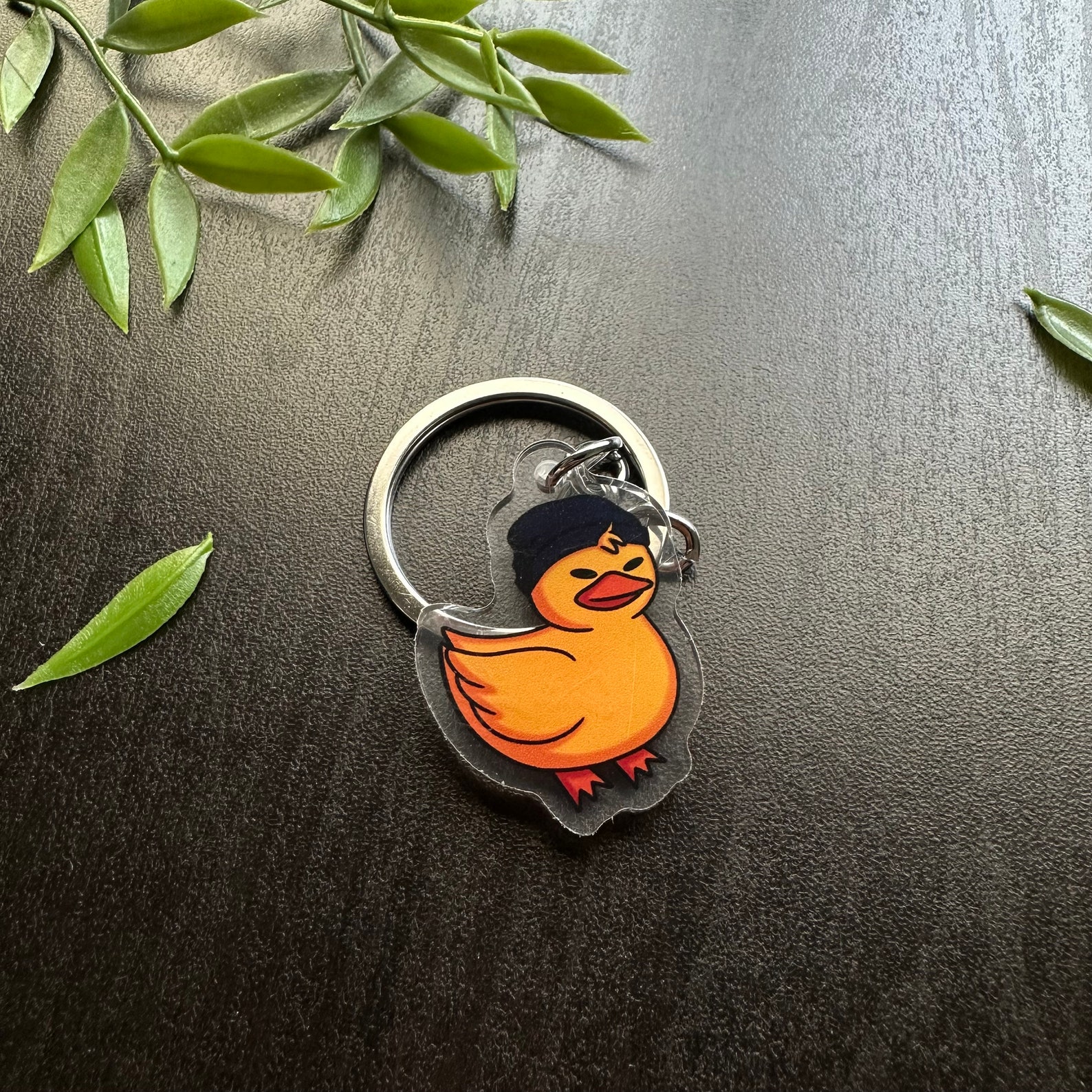 Quackity Keychain / Duck Keychain / Quackity Duck Keychain / Animal