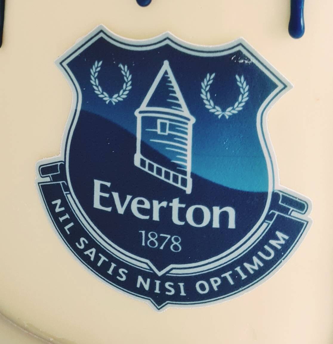 Everton Cake Topper Decal for a large cake printed on sheet Etsy