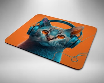 Cat Mouse Mat Cat Mouse Pad Cat Lover Mouse Mat For Cat Owner Lover Of Cats Mouse Mat