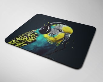 Budgerigar Mouse Mat Budgie Mouse Pad for Bird Lover Mouse Mat For Budgerigar Owner