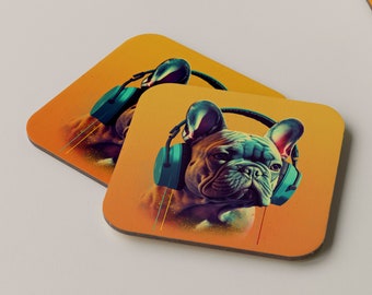 French Bulldog Coaster Frenchie Coaster French Bulldog Lover Coaster For French Bulldog Owner Bulldog