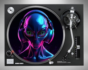 Alien Slipmats DJ Vinyl Record Turntable Individual or a Pair