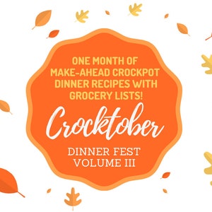 One Month of Crock-Pot Dinner Plans (20 Recipes + 4 Weekly Grocery LIsts); Easy Meals; Freezer Meals; Crockpot Dinner Recipes; Meal Prep
