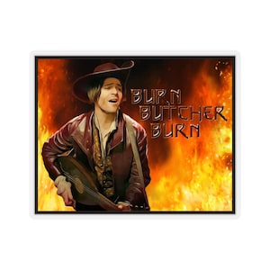 Burn Butcher Burn - Witcher Sticker - Fire Version