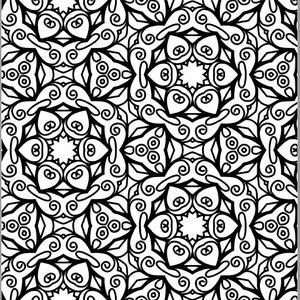 Printable 30 page mandala coloring book | Etsy