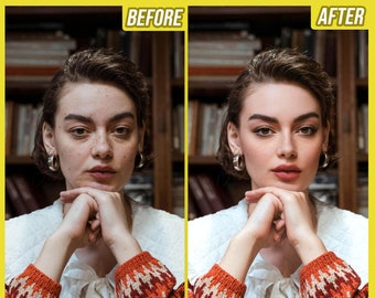 Ritocco trucco di lusso: pelle impeccabile e rimozione delle imperfezioni (download digitale)