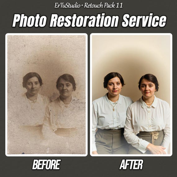 Old Photo Restoration Service: Digital Photo Repair & Retouching