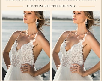 Professional Breast Enhancement Photo Editing: Natural Body Contouring