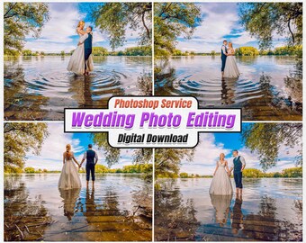 Ritocco fotografico per matrimoni: dimagrimento di corpo e viso (download digitale)