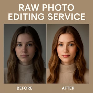 Professional RAW Photo Retouching and Editing Service | High-End Portrait Enhancement | Natural Skin Retouch | Photoshop Expert