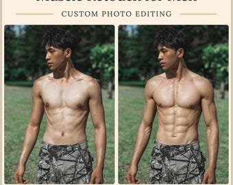 Muscle Enhancement Photo Editing Service: Body Sculpting, Contouring