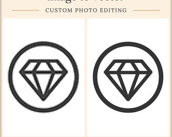 Logo and Graphic Vectorization Service: Pixelated PNG or JPG to Clean SVG