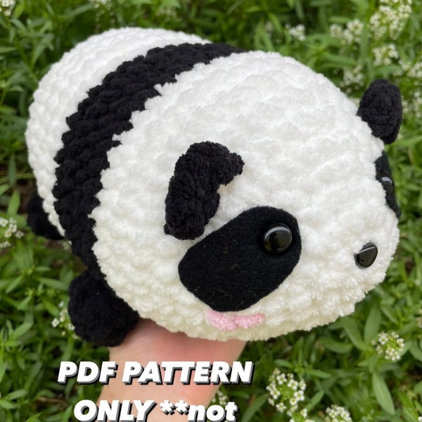 chonky panda crochet pattern | PDF PATTERN ONLY