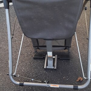 A Vintage Like New Blue Gray Fitness Quest Core Ab Lounge Ultra Workout Chair Ab Trainer image 5