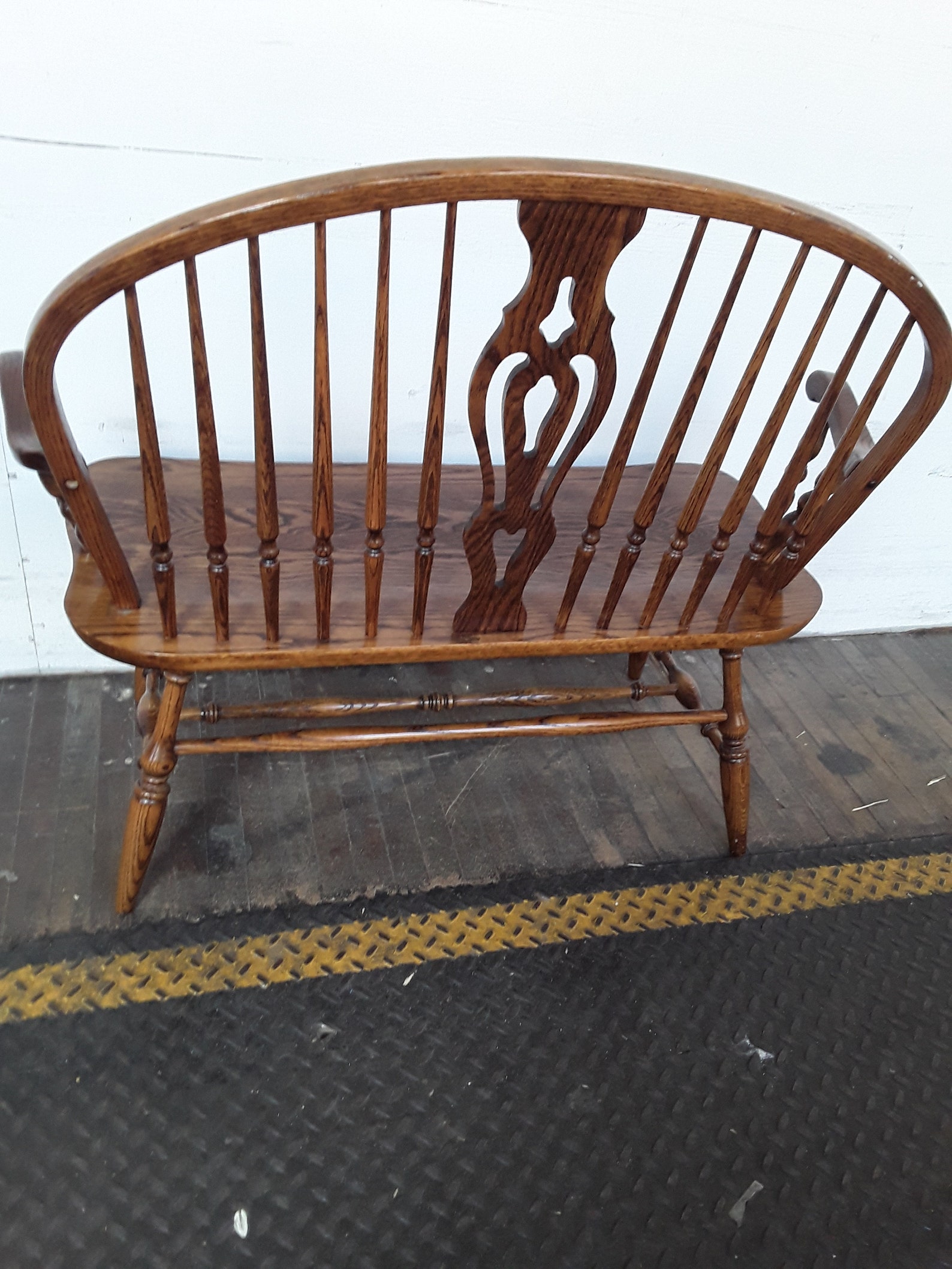 Rare Vintage Dinaire Furniture Bow Back Windsor Tiger Etsy