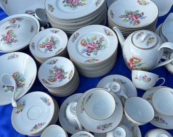 Limoges Antique Fine China Dinnerware Pink Roses Gold Guild Limoges Antique Fine China Dinnerware Pink Roses Gold Guild