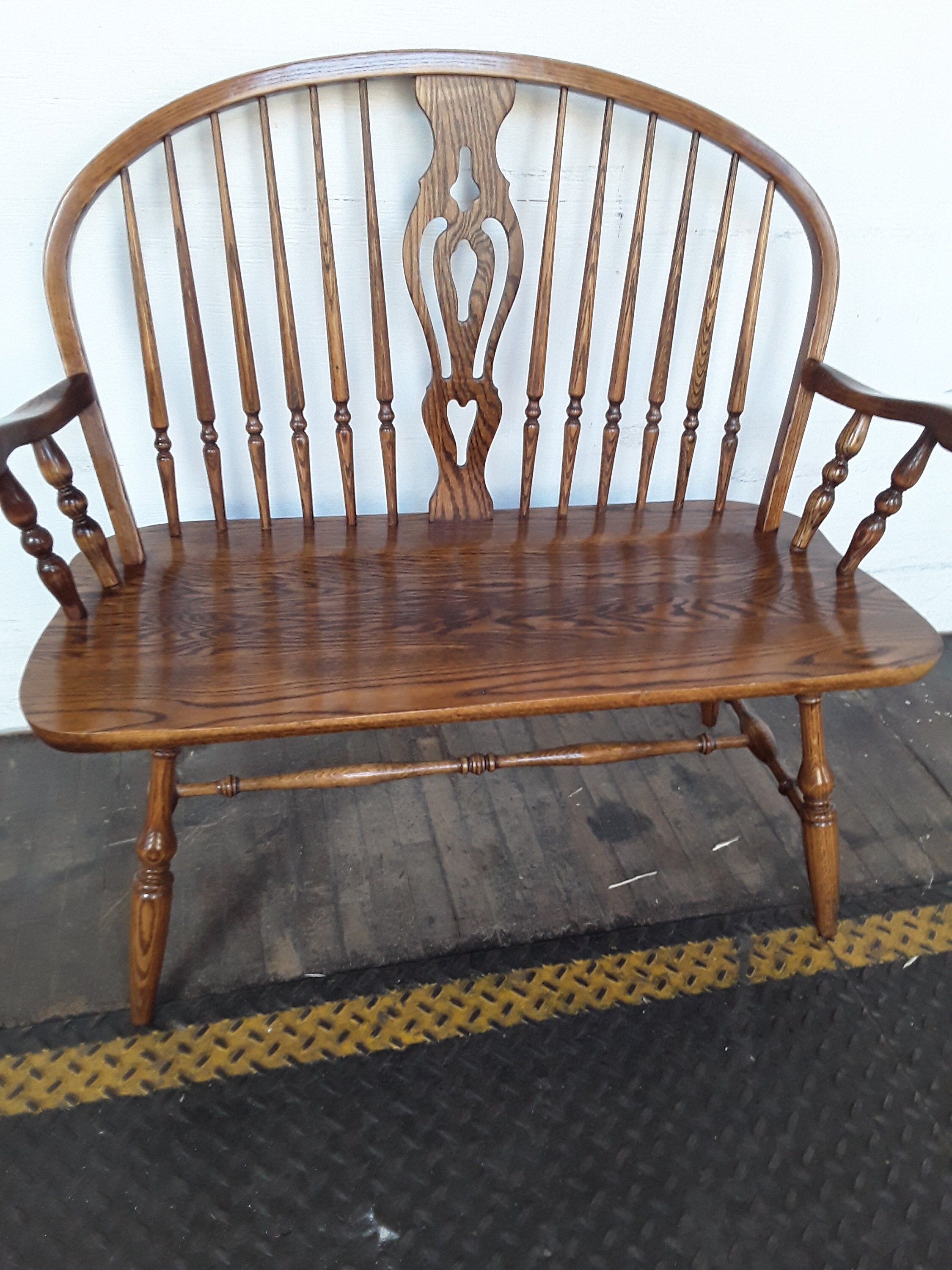 Rare Vintage Dinaire Furniture Bow Back Windsor Tiger Etsy