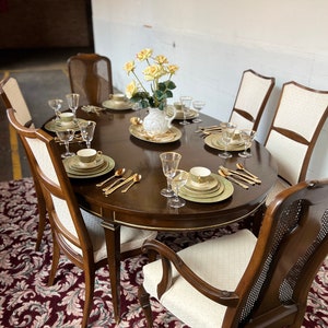 A Rare High Value Magnificent Vintage Mahogany Set of 6 Chairs 2 Armchairs & 4 Side Chairs Without the Dining Table