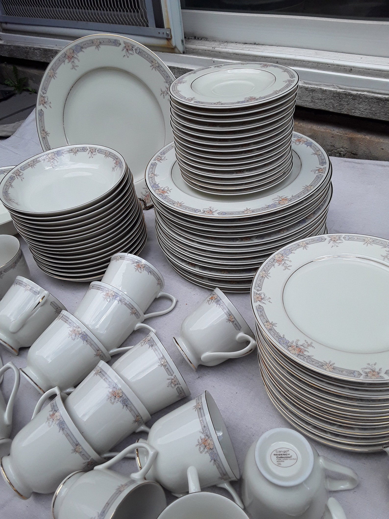79 Pieces Vintage Sango Regency Collection Fine Ivory China Etsy