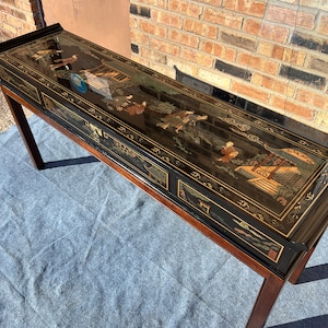 5個口のA♥DREXEL HERITAGE 5個口のA♥DREXEL HERITAGE Drexel Heritage–Hand painted chest 5