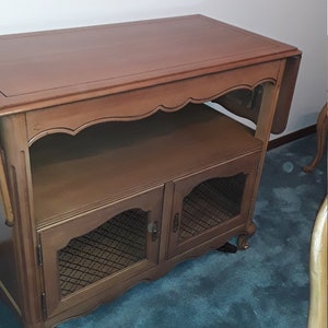 A HUGE PRICE Cut!!! Rare Find Antique Baker Furniture French Provincial Louis XV Drop Leaf Sideboard with Casters