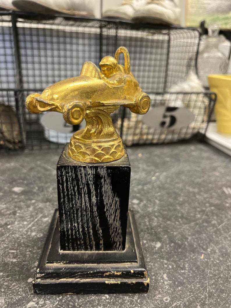 Vintage Auto Racing Trophy Cup - Etsy