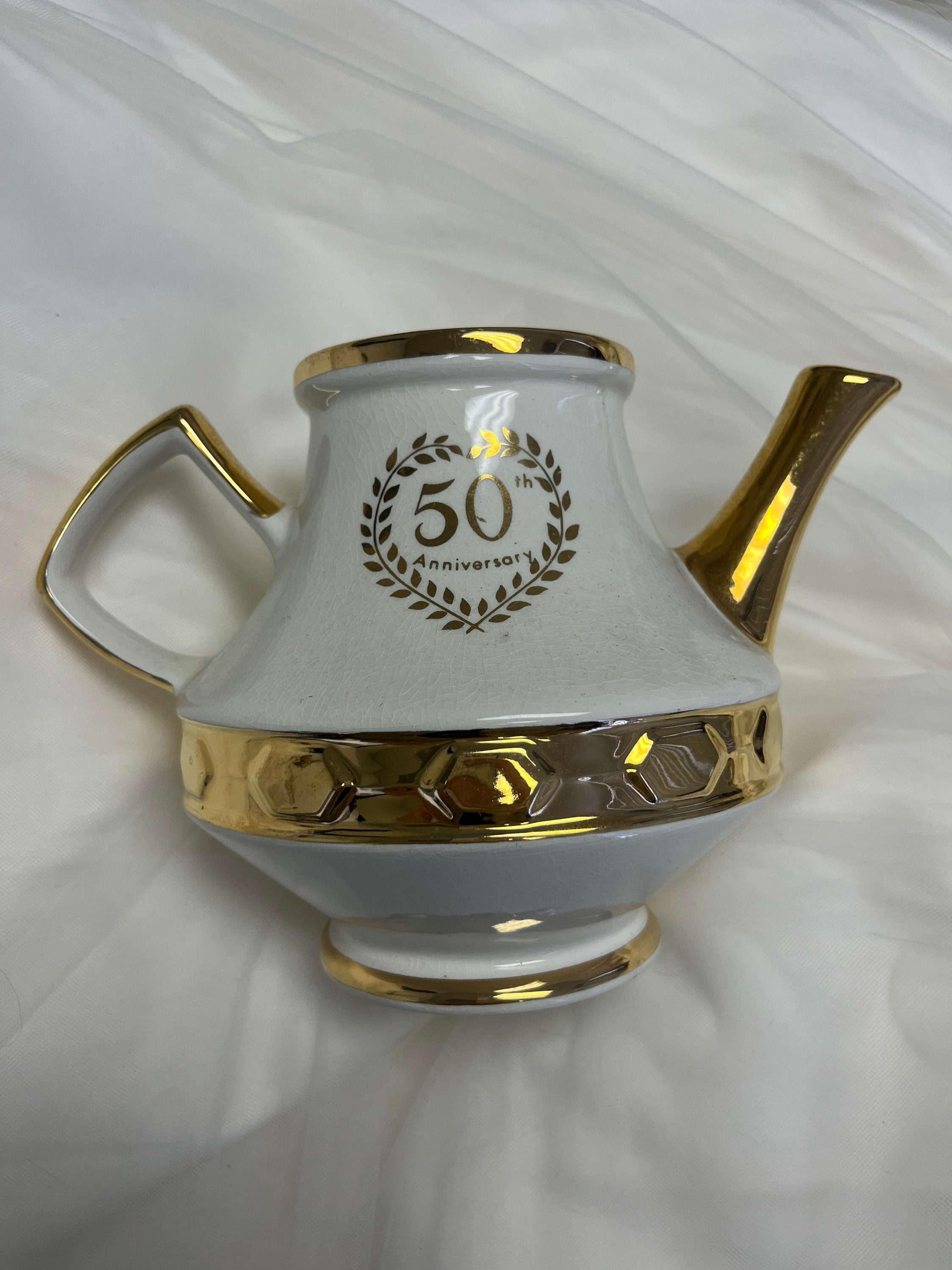 Vintage 50th Anniversary Gibsons Teapot/ No Lid - Etsy
